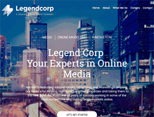 Tablet Screenshot of legendcorp.com